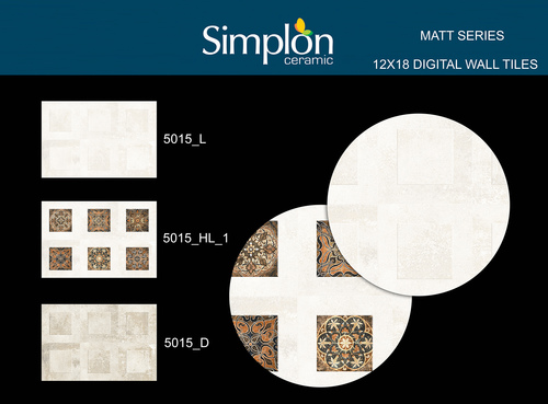 Mixed Matt Finish Tiles