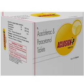 ACLOSIGN-P(Aceclofenac & Paracetamol)