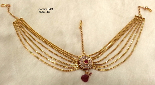 Antique Damini - Copper Alloy with Diamond Accents | Mesmerizing Designs, Long Lasting Shine, Attractive Look, Precisely Designed