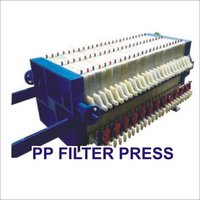 Pp Filter Press - Polypropylene Material, Plate Sizes: 12"x12", 18"x18", 24"x24" | Ideal For Viscous Liquid Filtration, 1-year Warranty