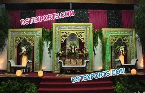 Royal Style Wedding Stage Backdrop Frames