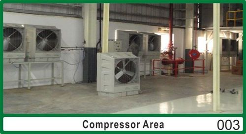 Compressor Cooler - Metal, 1135x600x1535mm | 18000CMH Air Flow, 490W Power, 1 Year Warranty, Manual Cleaning