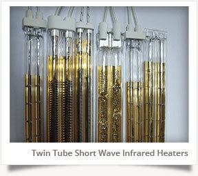 Twin Tube Short Wave Infrared Heaters