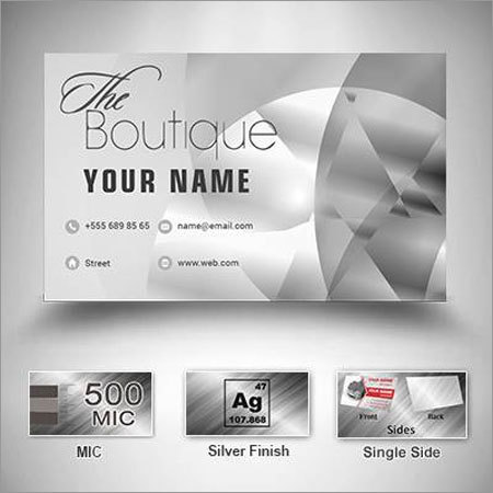 Silver Business Cards