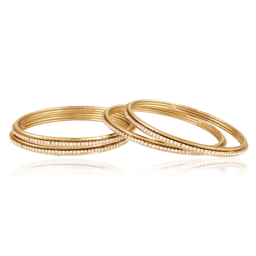 Gold Plated Bangle Set