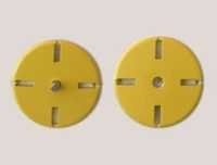 Yellow Alloy Sew On Snap Button
