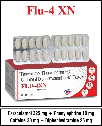 Phenylephrine + Diphenhydramine + Paracetamol