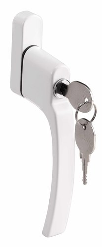 Casement handle with key