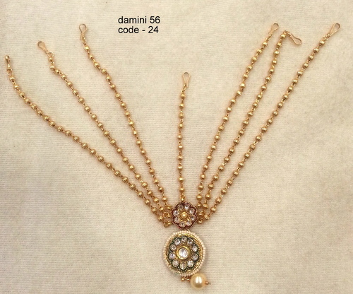 Antique Damini - Copper Alloy, Diamond Inclusions | Mesmerizing Designs, Long Lasting Shine, Attractive Look, Precisely Designed