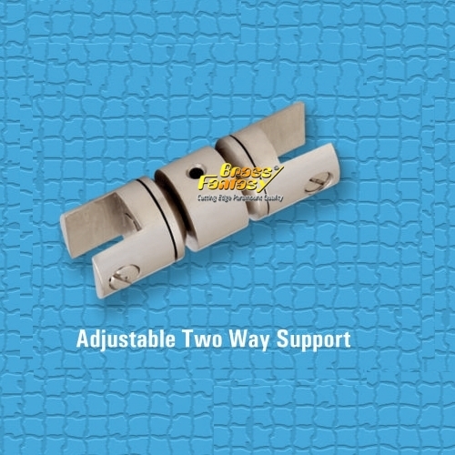 Brass Adjustable Two Way Support