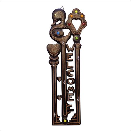 Wooden Wall Hanging Key Holder