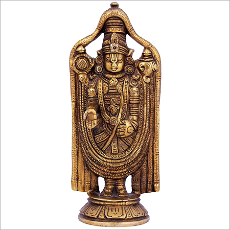 Lord Balaji Brass Sculpture