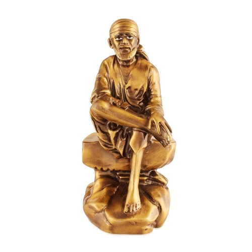 Indian God Sai Baba Statue Idol Size: 6*7*15