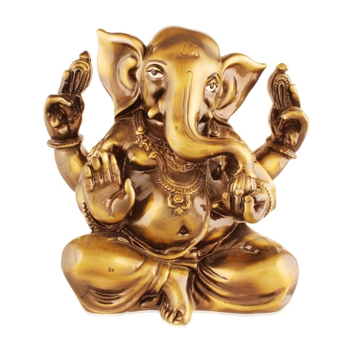 God Ganesh Resin Idol Statue Size: 7*10*14