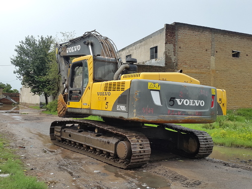 Yellow & Black Used Spare Parts Of Excavator Volvo Ec-290 Prime