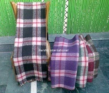 Reversible Wool Blanket