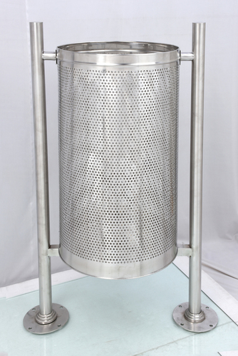 Stainless Steel Dust Bin With Stand