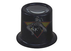 Plastic Eye Loupe 4x (Single Body)