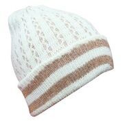 Woolen Cap - Woolen Material, Perfect Fitting Design, White & Brown Colors | Extremely Comfortable for Winter, Unisex Style