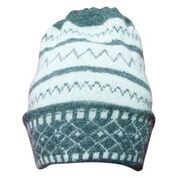 Woolen Cap - Woolen Material, Unisex Design, White & Green Colors | Very Comfortable for Winter, Perfect Fitting