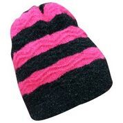 Woolen Cap - Woolen Material, Perfect Fitting Design, Pink & Black Color | Very Comfortable, Easy to Wash, Unisex Style
