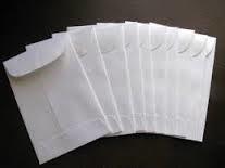 Milky White Security Bags(6x6)inch