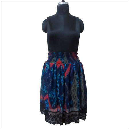 Printed Short Skirt