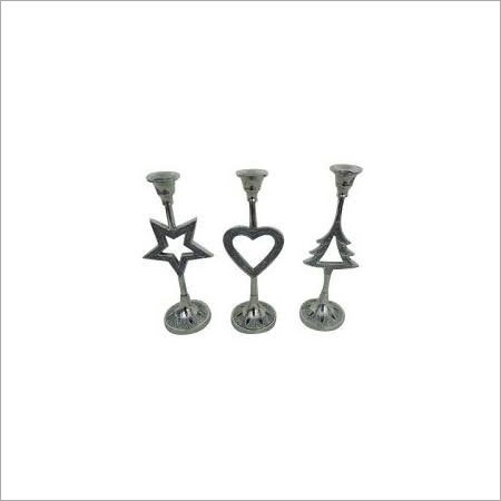 Rust Fancy Candle Holders