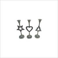 Rust Fancy Candle Holders