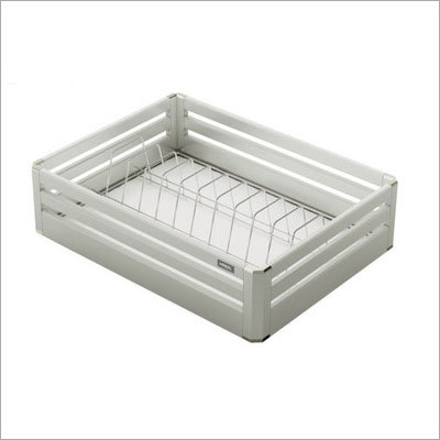 Aluminum Partition Basket - Aluminum Alloy, Durable Design | Sleek and Modern Kitchen Organizer