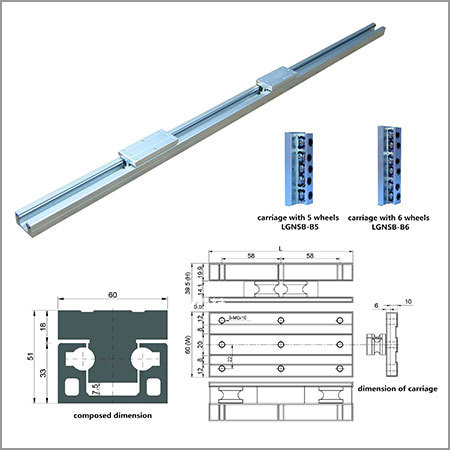 Inner Shafted Dual Rail Linear