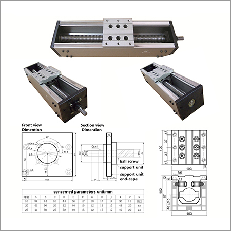 Inner Shafted Modular Linear Guide Stage