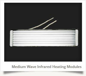 Medium Wave Infrared Heating Modules