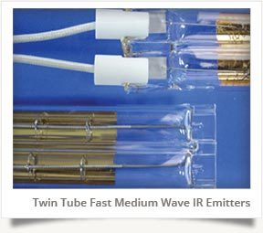 Fast Medium Wave Infrared Heaters