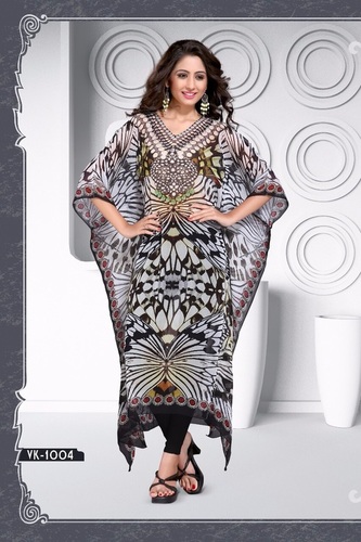 White And Black Kaftan