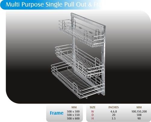 Stainless Steel Multi Purpose Single Pull Out