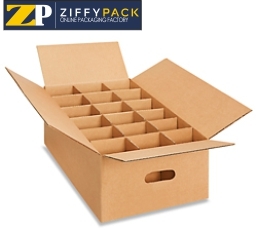 Dish and Glass Partition Box(24x12x12 LWH)inch