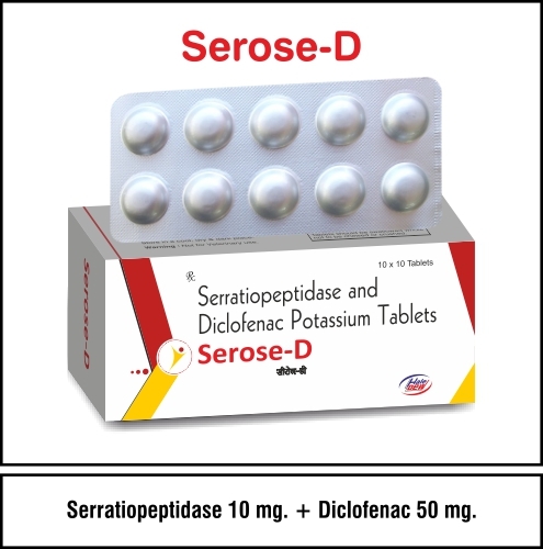 Serratiopeptidase 10 + Diclofenac 50