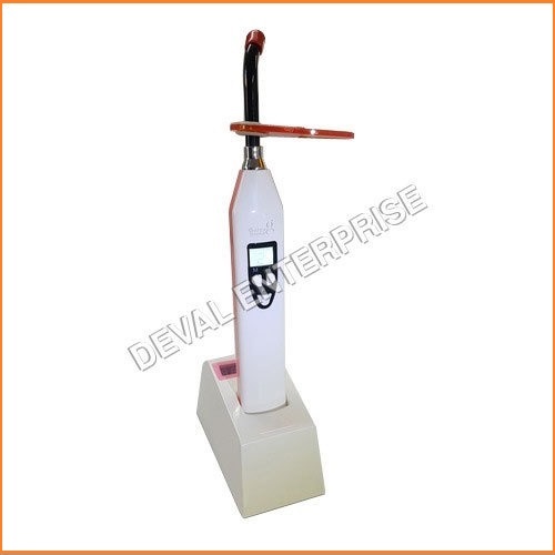 White Dental Led Curing Light With Torch
