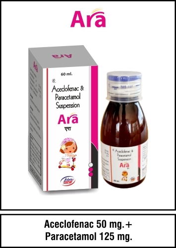 Aceclofenac 50 + Paracetamol 125