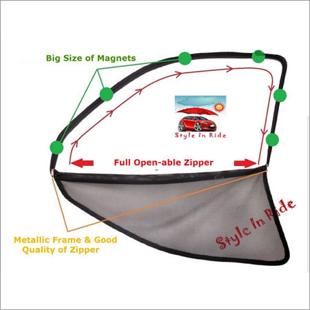 Zipper & Magnetic Car Sun Shades