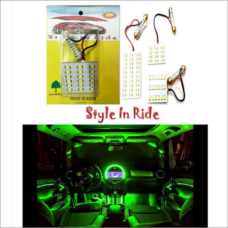 Car Interior Green Light