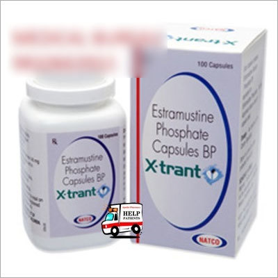 Estramustine Phosphate Capsule - Hard Gelatin, White, 140 mg | Cancer Treatment, Prostate Cancer Aid, Bottle of 100 Capsules