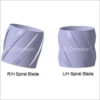 Spiral Blade Solid Rigid Centralize