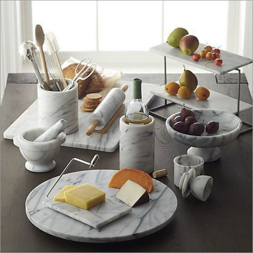 Elegant Marble Kitchen Accessories