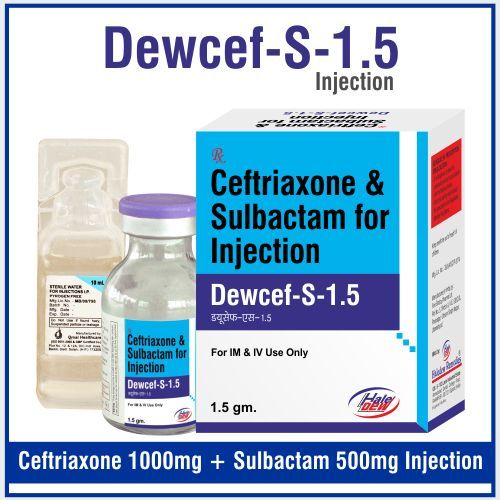 Ceftriaxone 1 gm + Sulbactum 500 mg