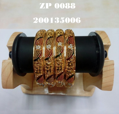 Fancy Meena Bangles Set