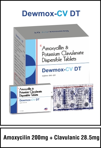 Amoxycillin 200 mg + Clavulanic 28.5 mg