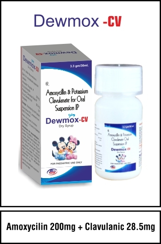 Amoxycillin 200 mg + Clavulanic 28.5 mg