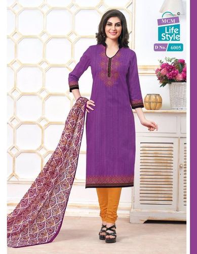 Mcm Cotton Printed Dress Material